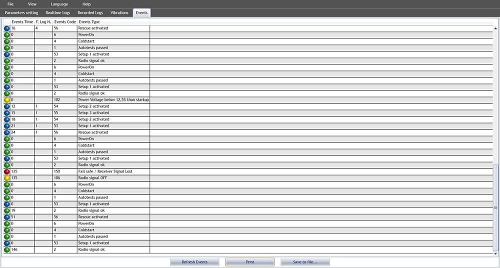 Brain2 Events screenshot