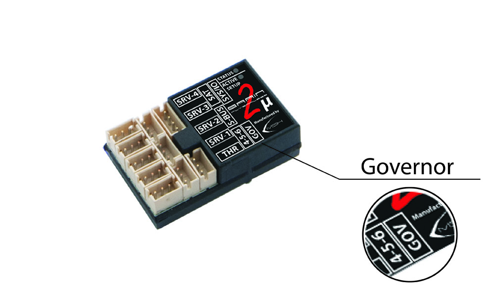Brain2 Micro with Governor connector